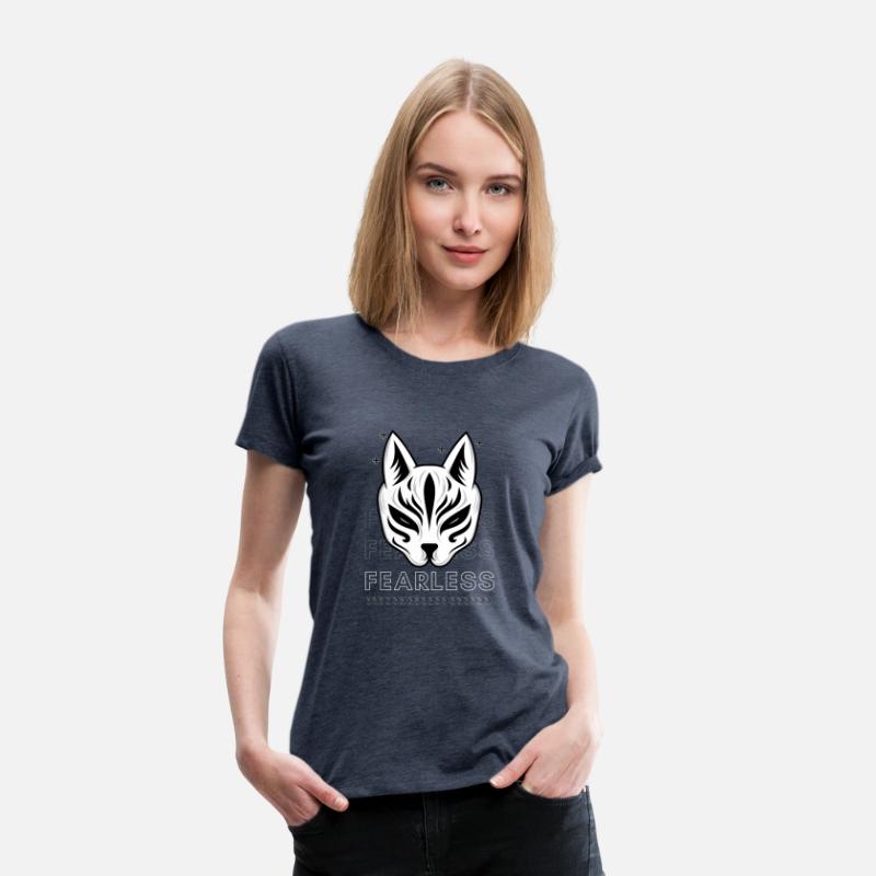 Black White Modern Fearless T shirt Design