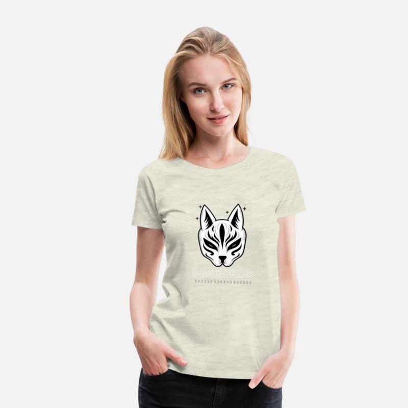 Black White Modern Fearless T shirt Design