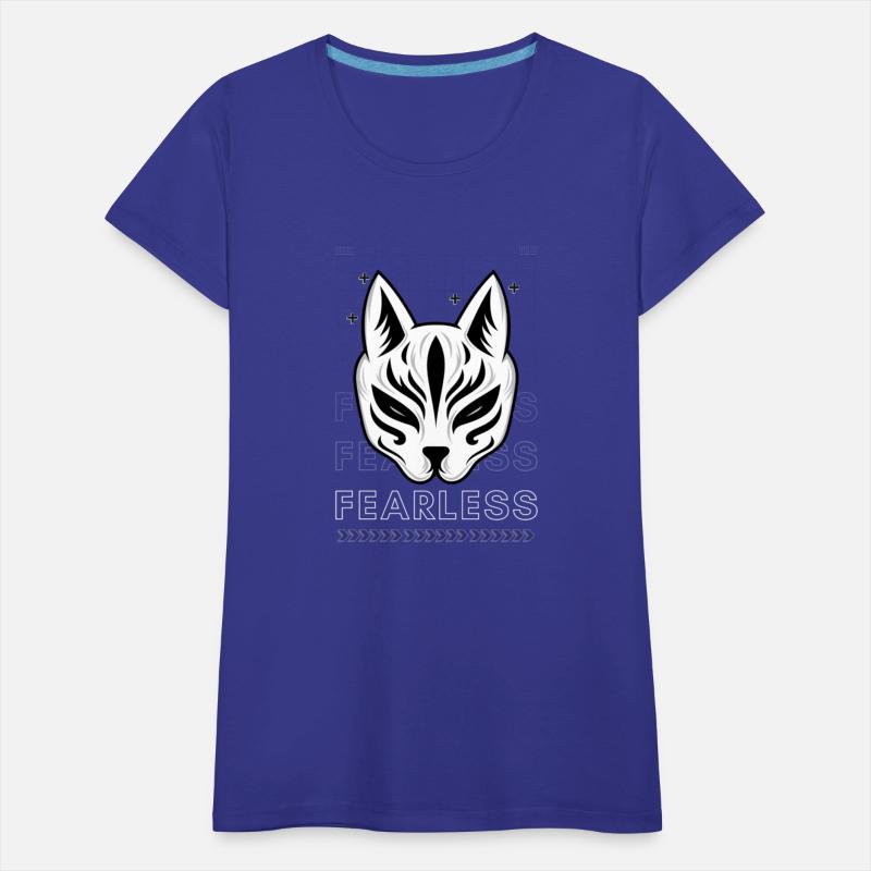 Black White Modern Fearless T shirt Design