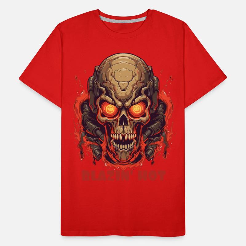 Blazin' Hot Fire Skull