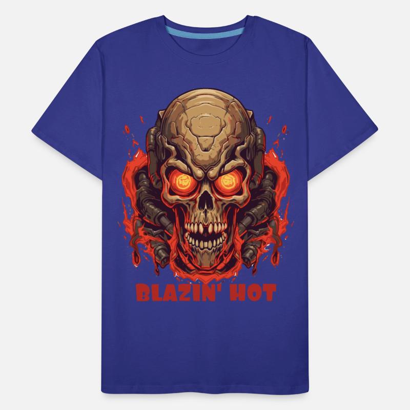 Blazin' Hot Fire Skull