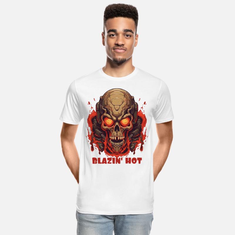 Blazin' Hot Fire Skull