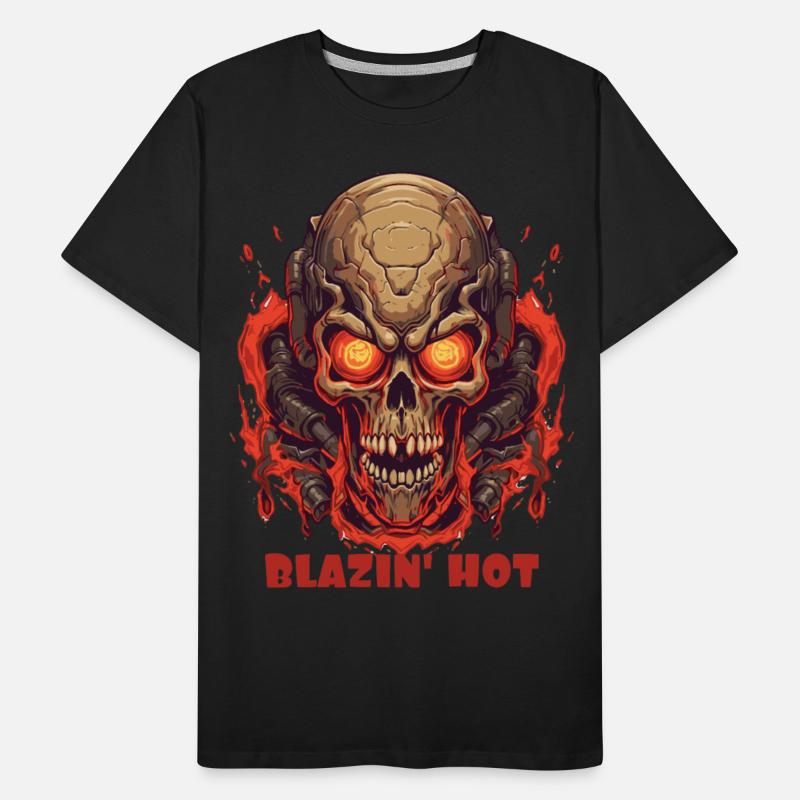 Blazin' Hot Fire Skull