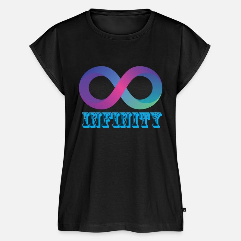 blue and pink Color Mathematic infinity symbol