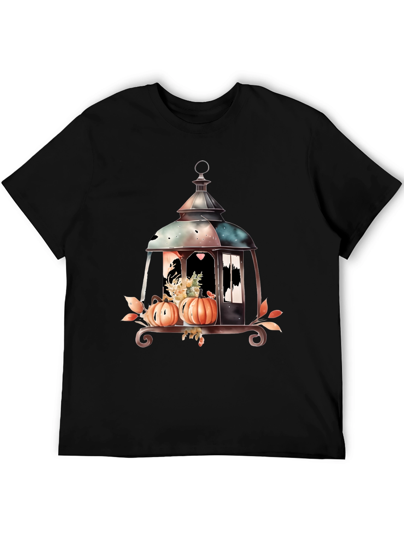 Lantern & Pumpkin Graphic Tee