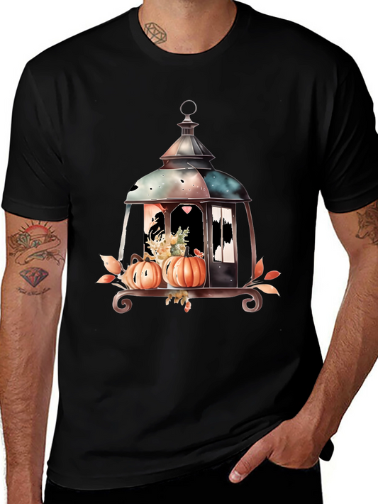 Lantern & Pumpkin Graphic Tee