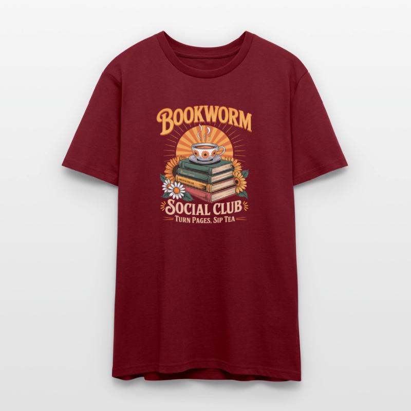 Bookworm Social Club Reading Lover