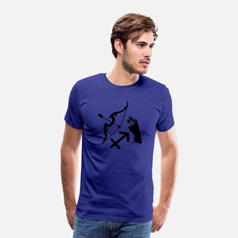 Bow and arrow with logo zodiac sign