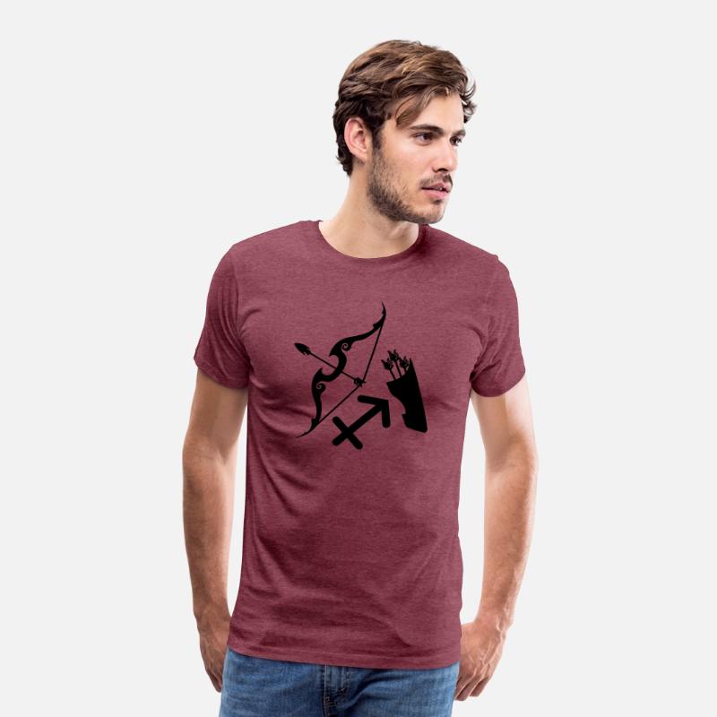 Bow and arrow with logo zodiac sign