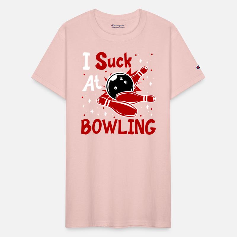 Bowling Shirt Funny I Suck at Bowlers Funny