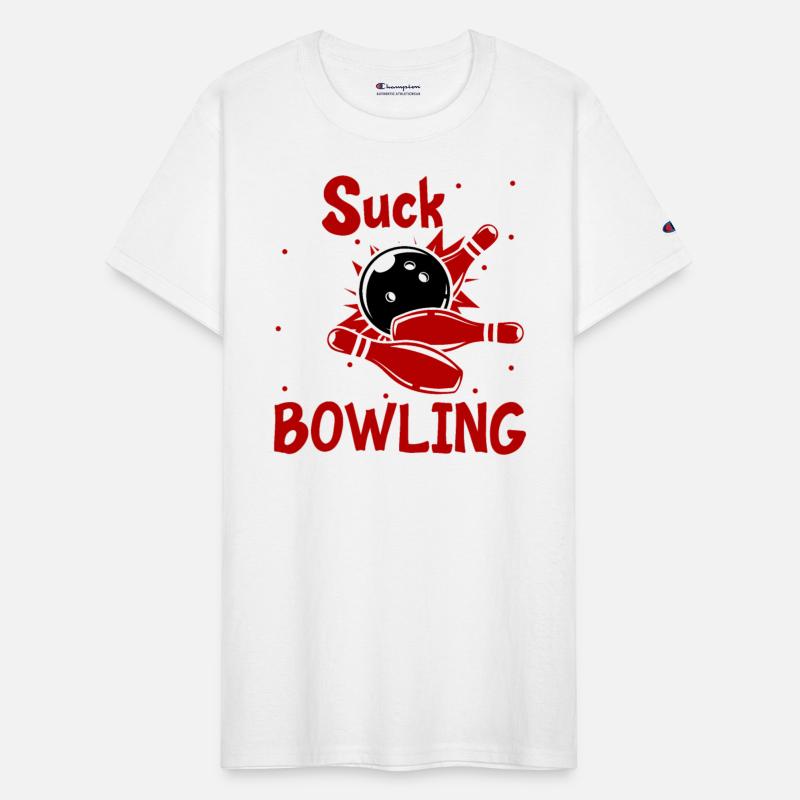 Bowling Shirt Funny I Suck at Bowlers Funny