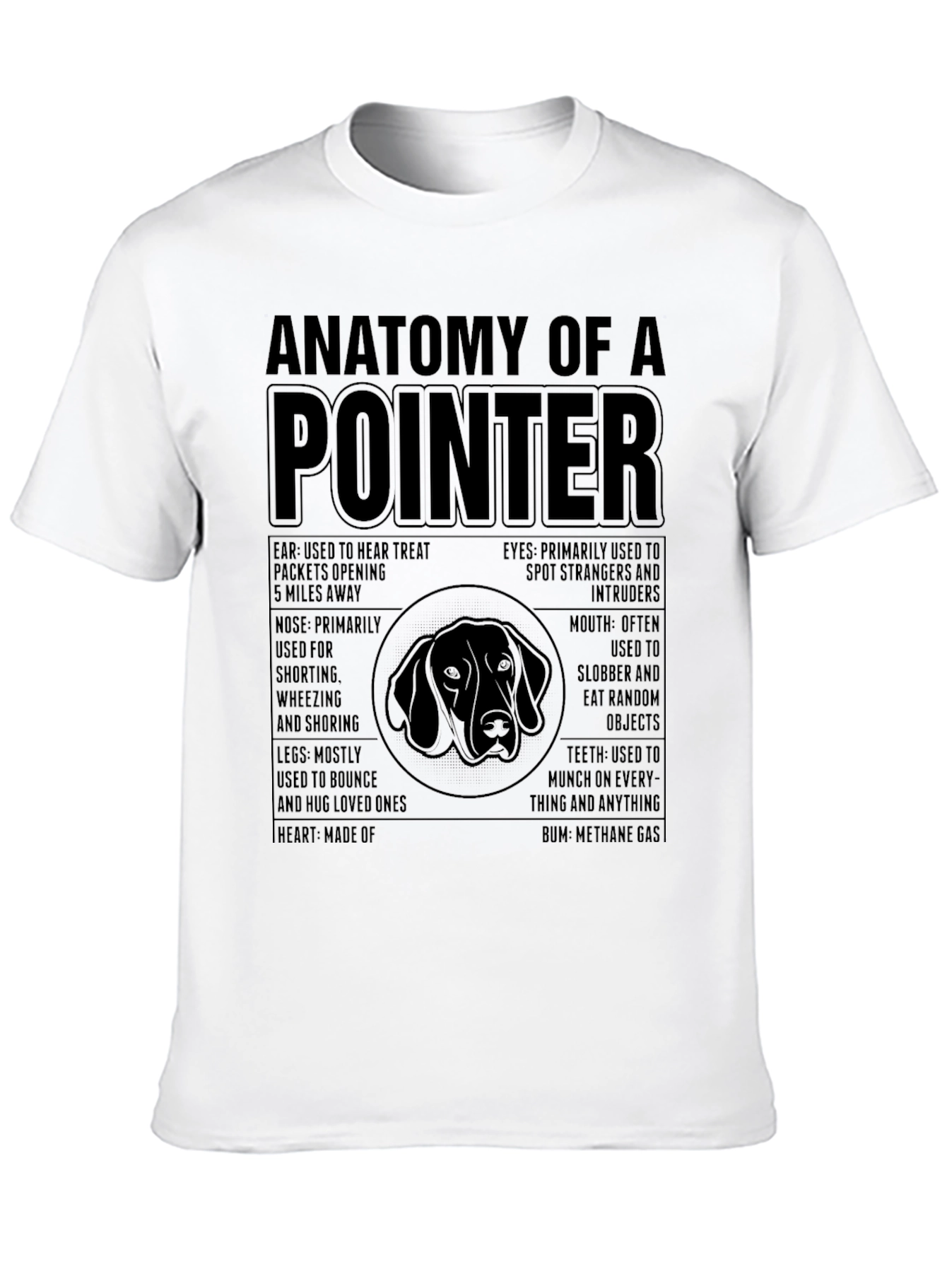 Anatomy of a Pointer Dog T-Shirt