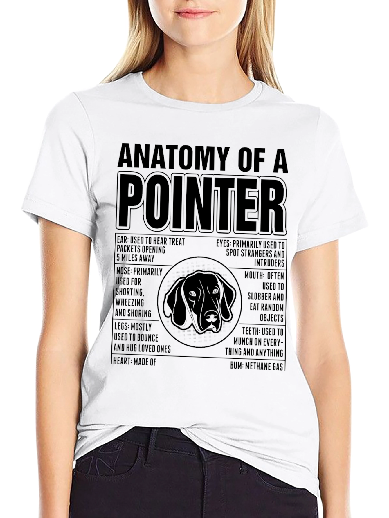 Anatomy of a Pointer Dog T-Shirt