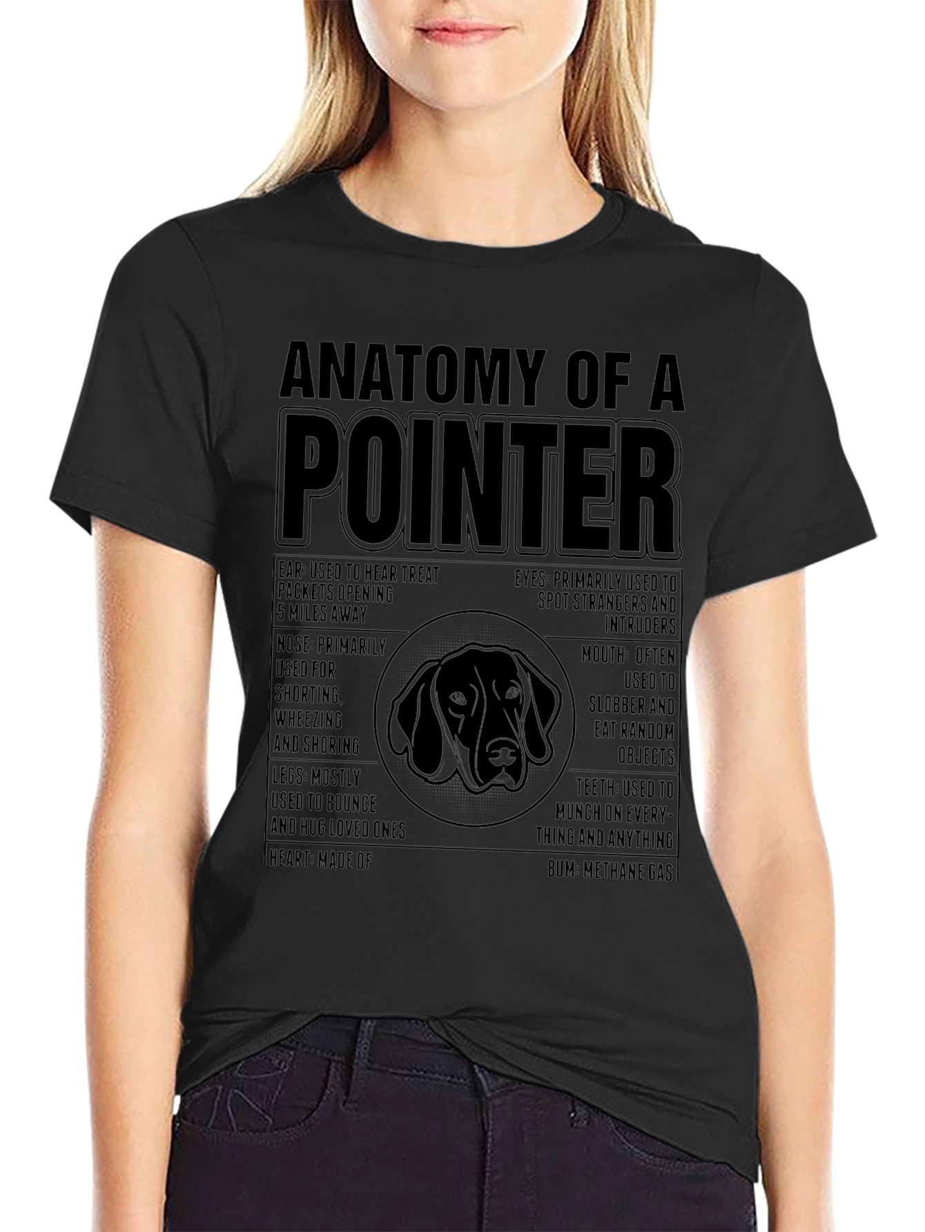 Anatomy of a Pointer Dog T-Shirt