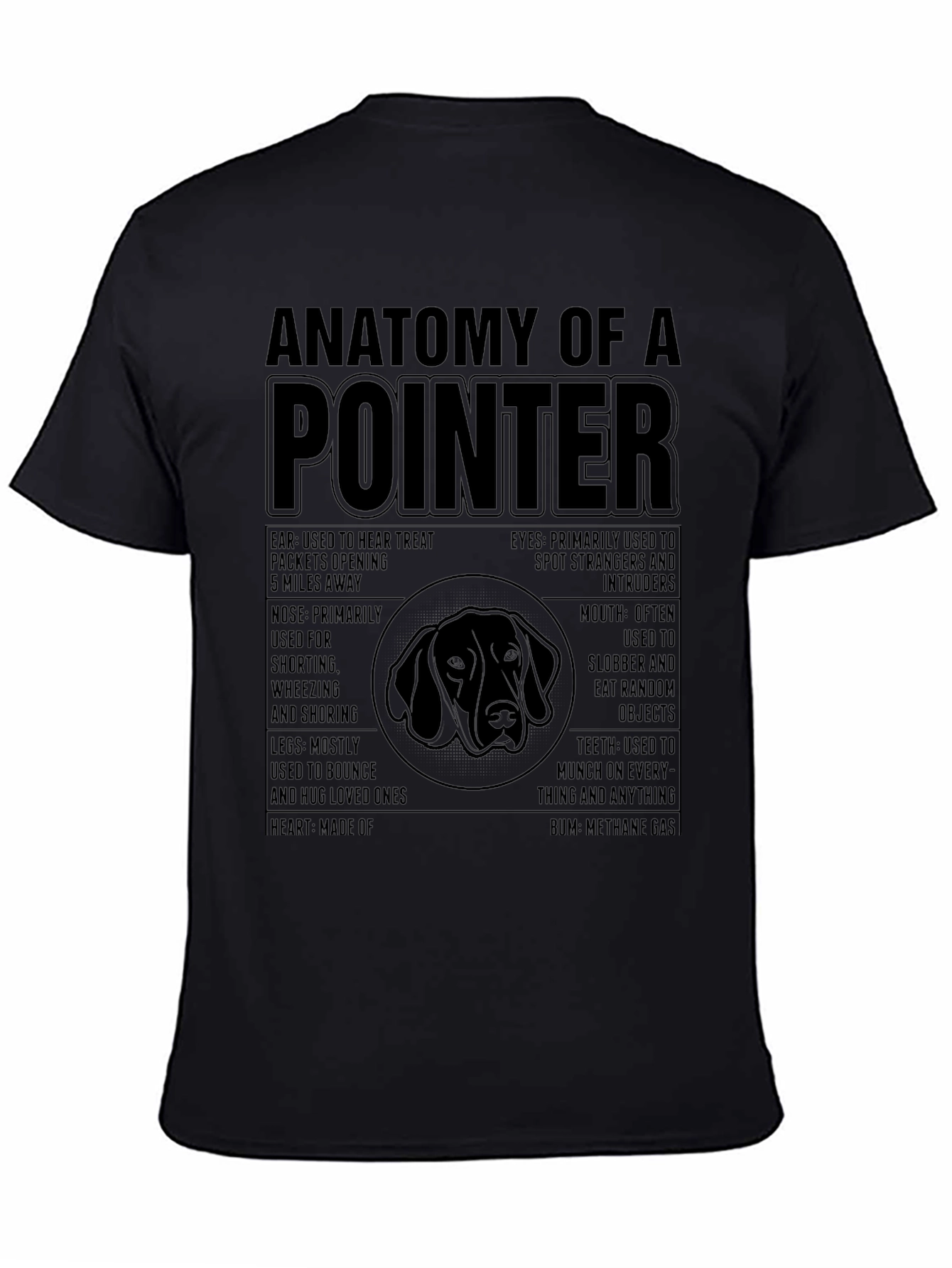 Anatomy of a Pointer Dog T-Shirt