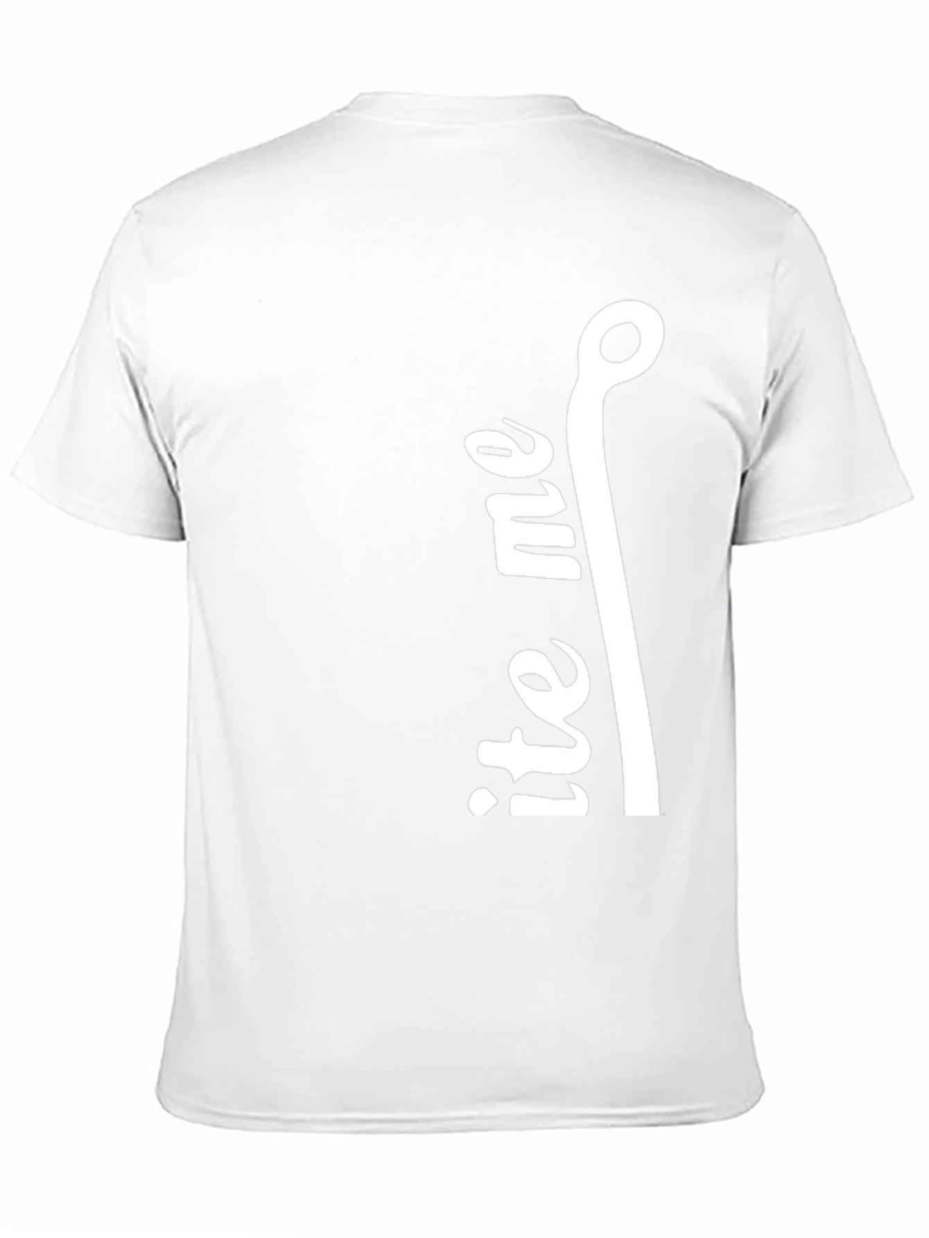 Bite Me Fishing Hook Graphic Tee - Black Cotton