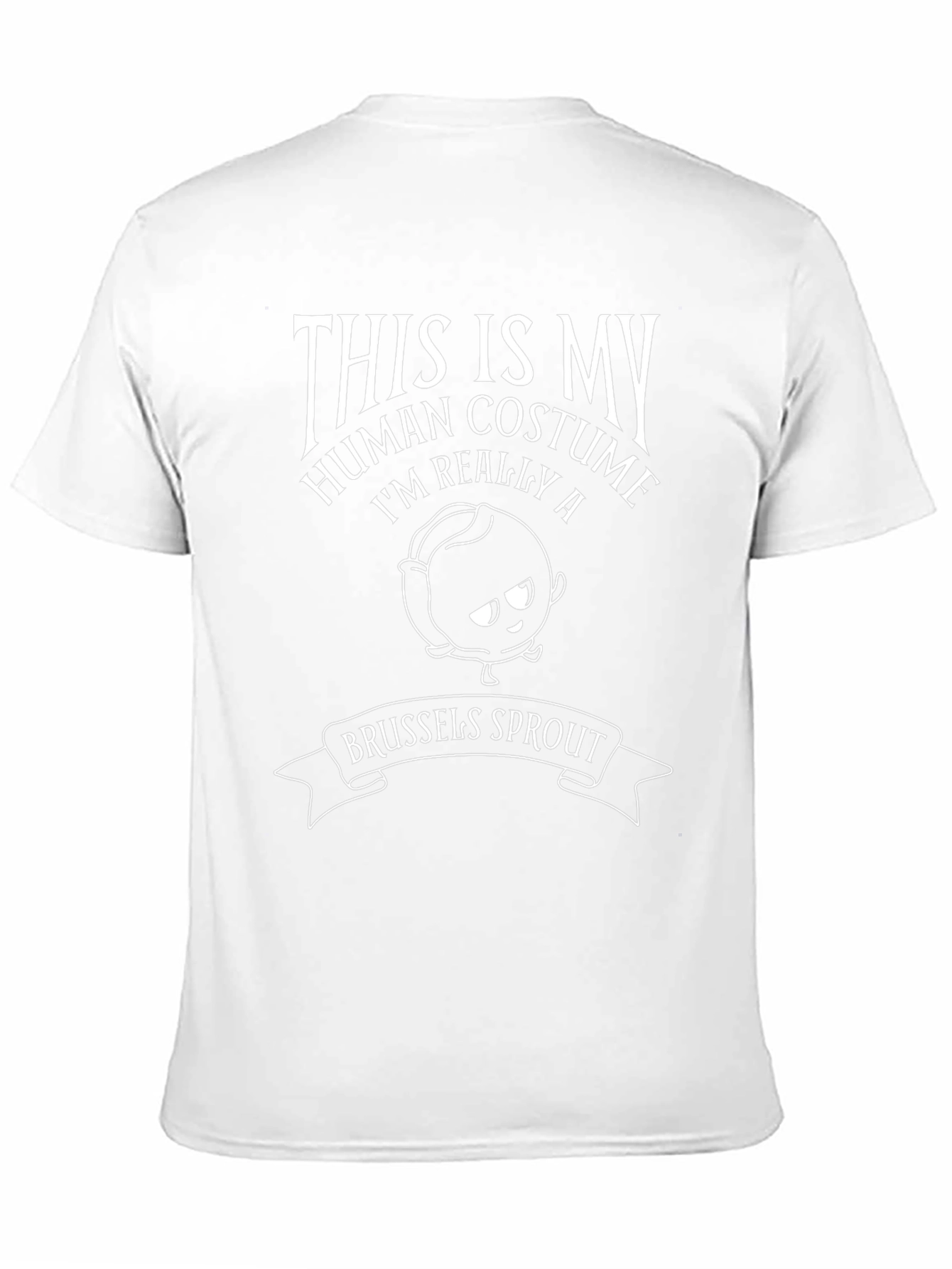 Brussels Sprout Costume T-Shirt - Funny Halloween Tee