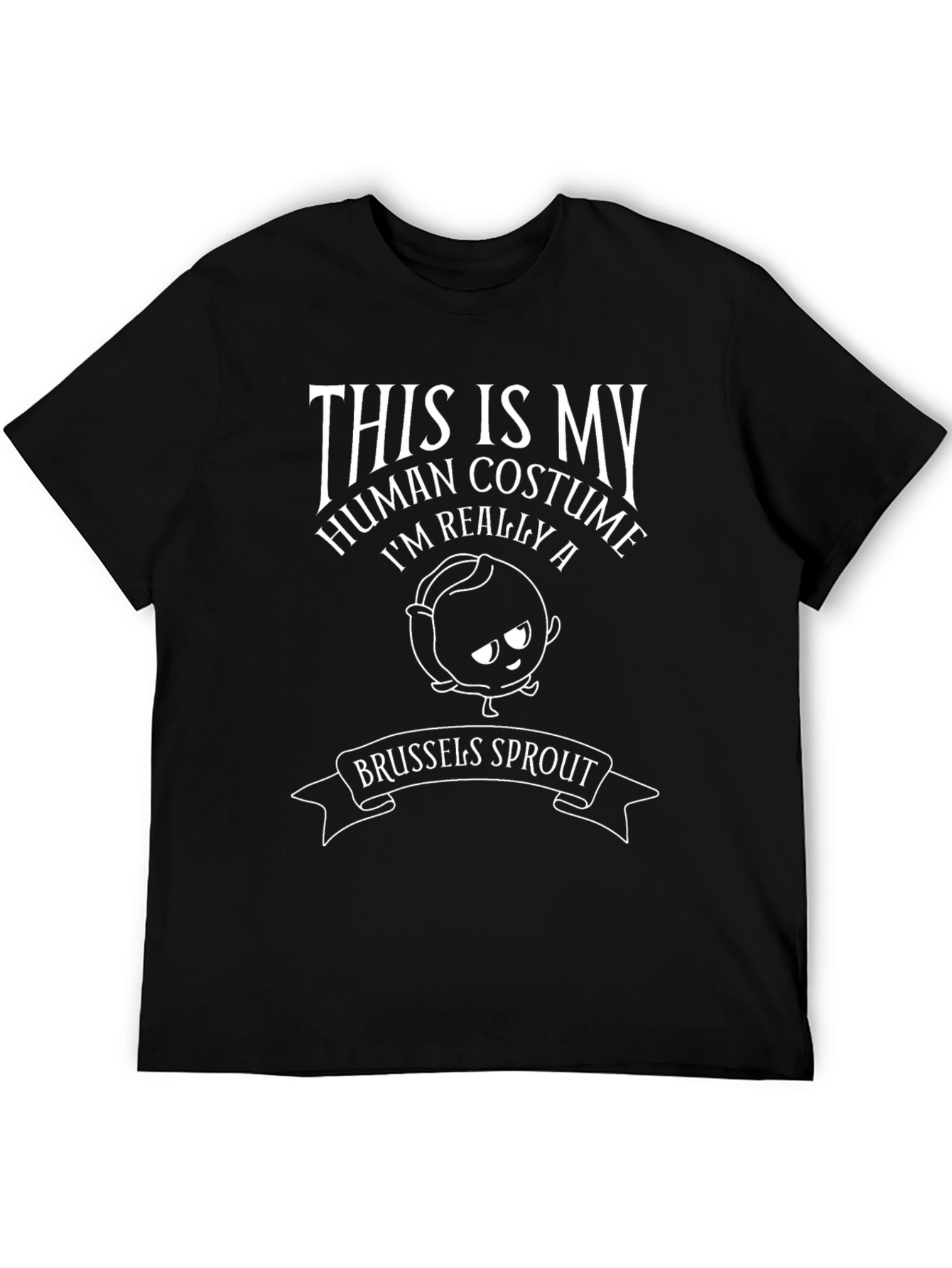 Brussels Sprout Costume T-Shirt - Funny Halloween Tee
