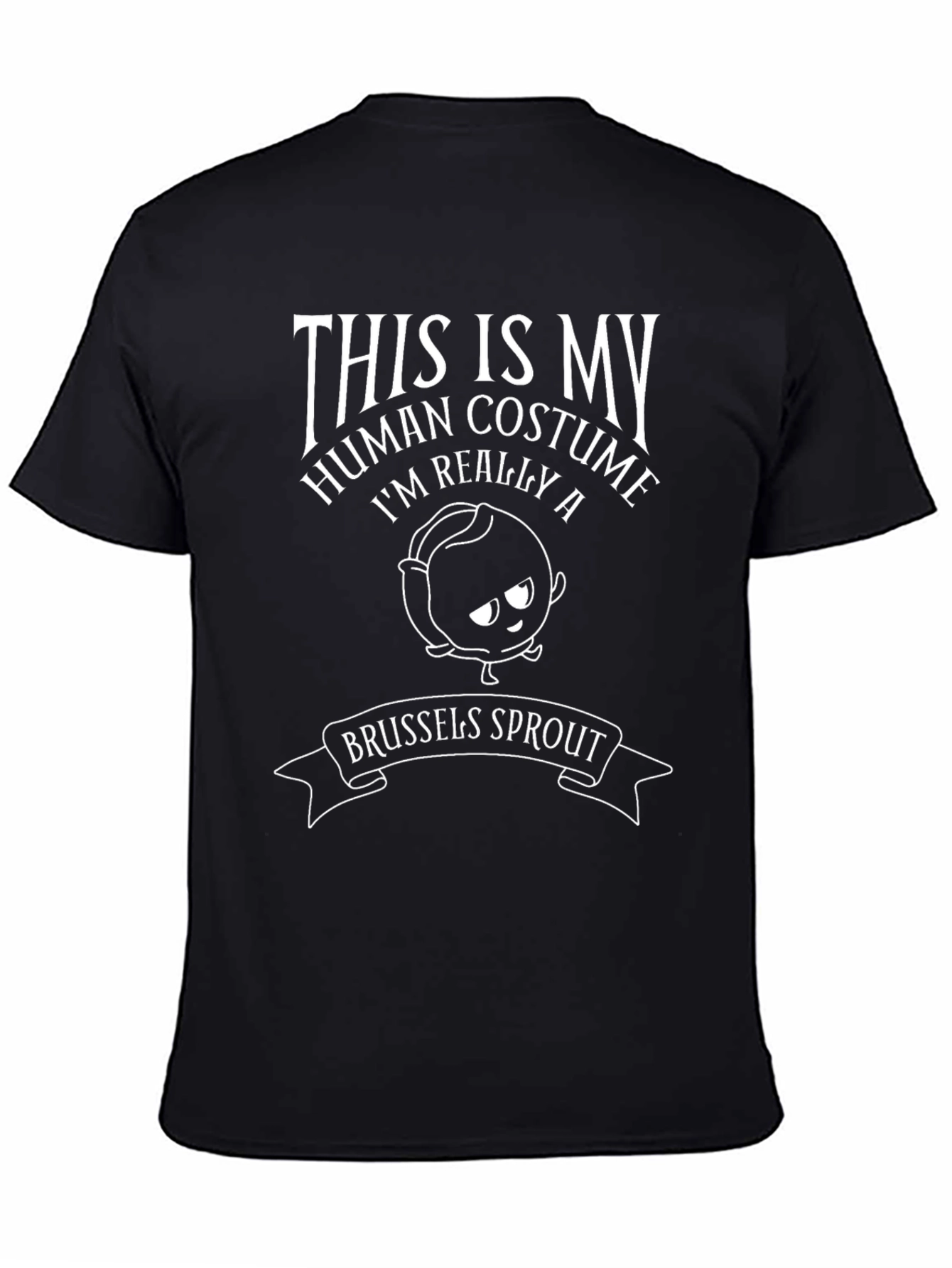 Brussels Sprout Costume T-Shirt - Funny Halloween Tee