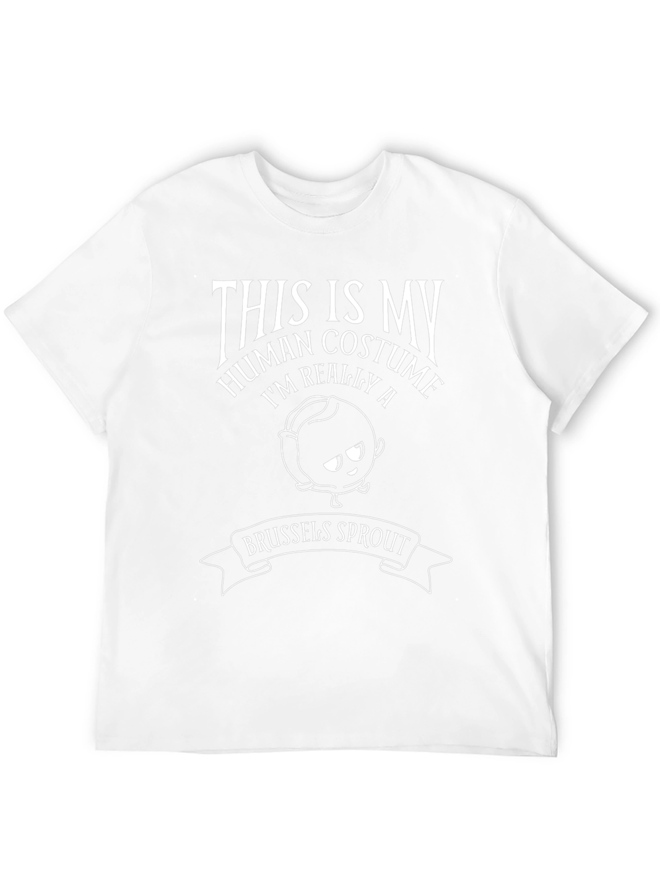 Brussels Sprout Costume T-Shirt - Funny Halloween Tee