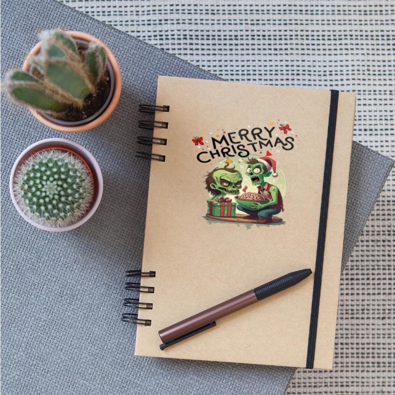 Brains For A Merry Christmas - Zombie X-Mas Black