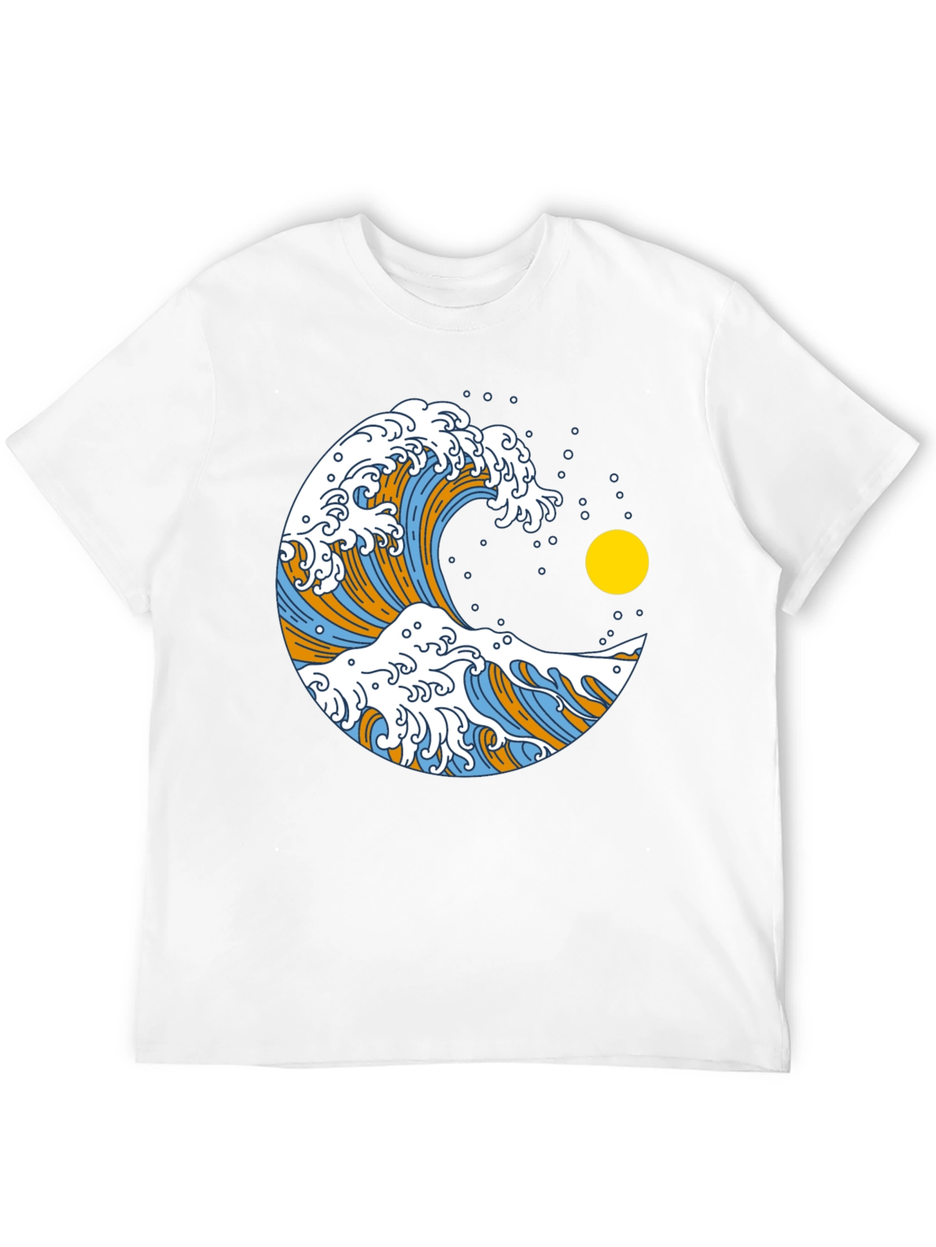 Great Wave Graphic Black T-Shirt