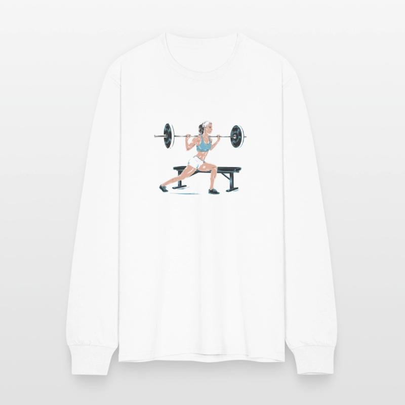 Bulgarian Squat Exercise Fitness Workout Gym