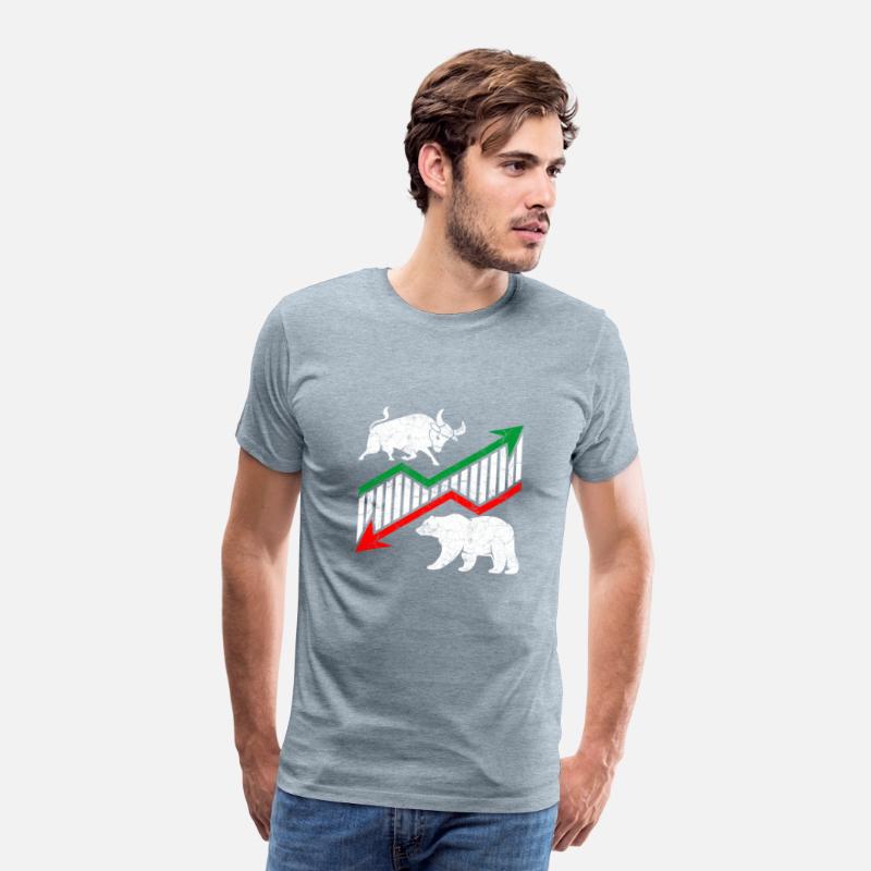 Bull and Bear Stock Market gift funny shares