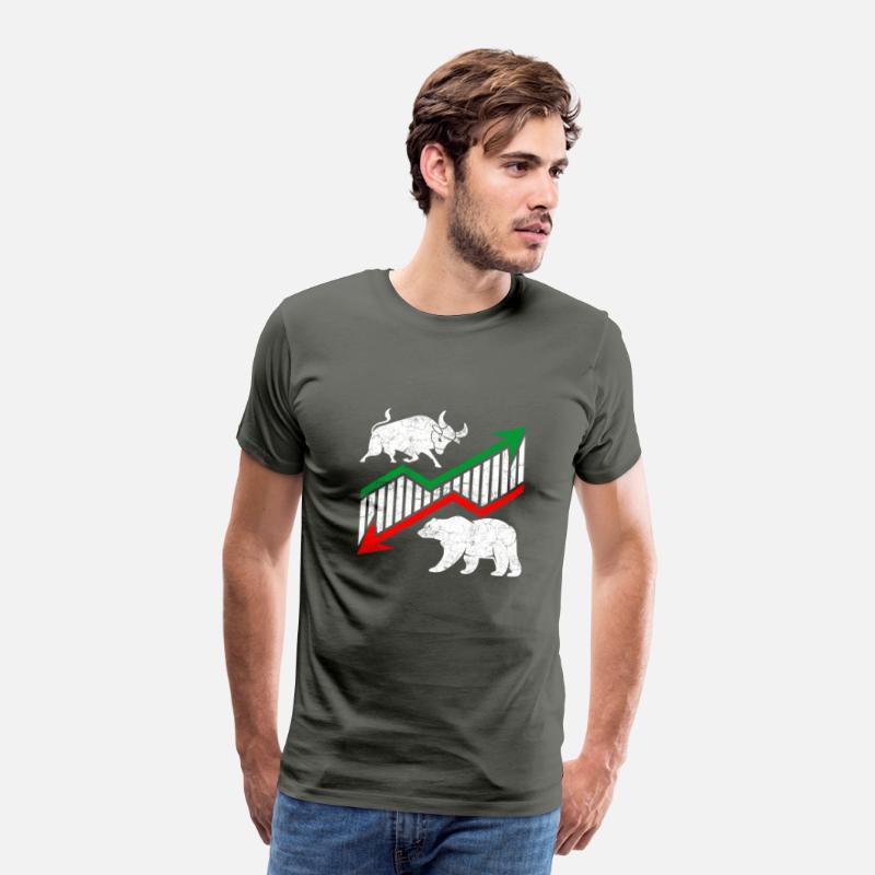 Bull and Bear Stock Market gift funny shares
