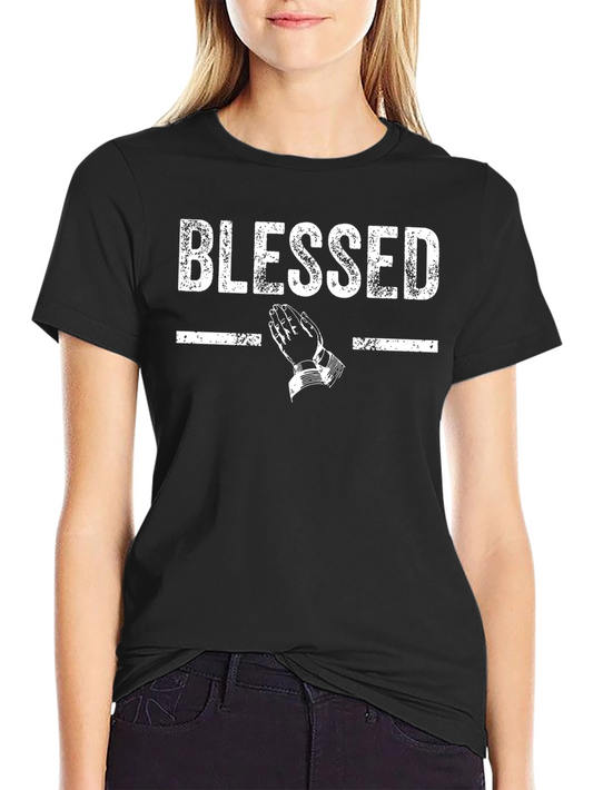 Blessed Graphic T-Shirt - Stylish Religious Apparel