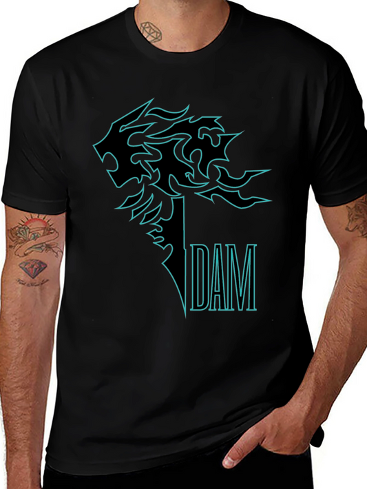 Adam T-Shirt - Lion Sword Design