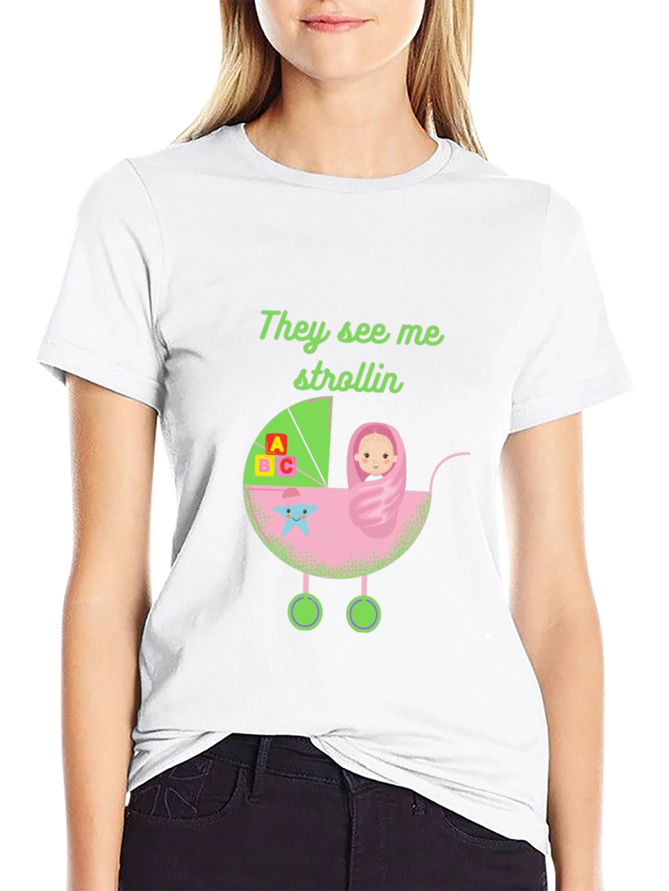 Strollin Baby Graphic Tee