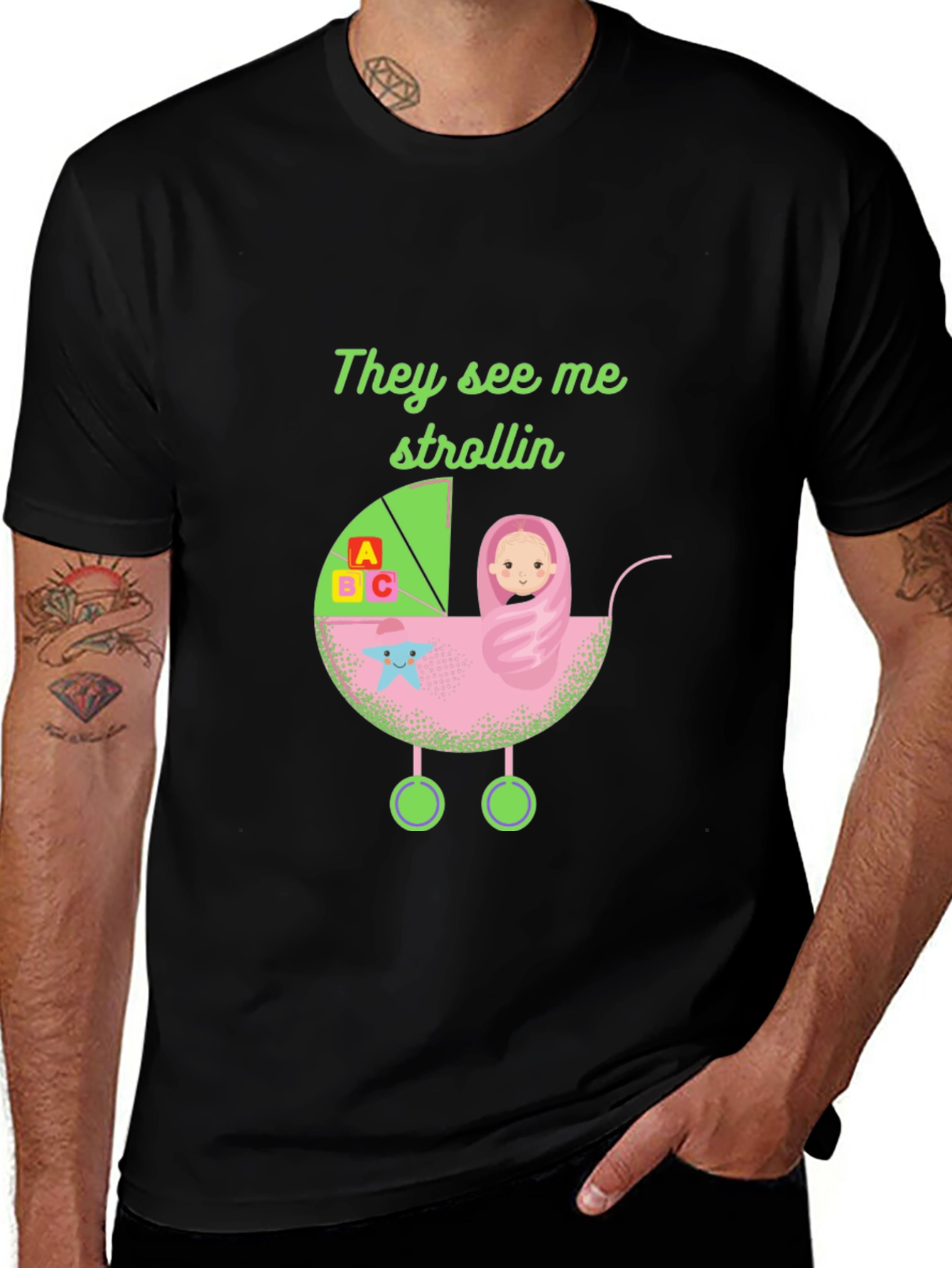 Strollin Baby Graphic Tee