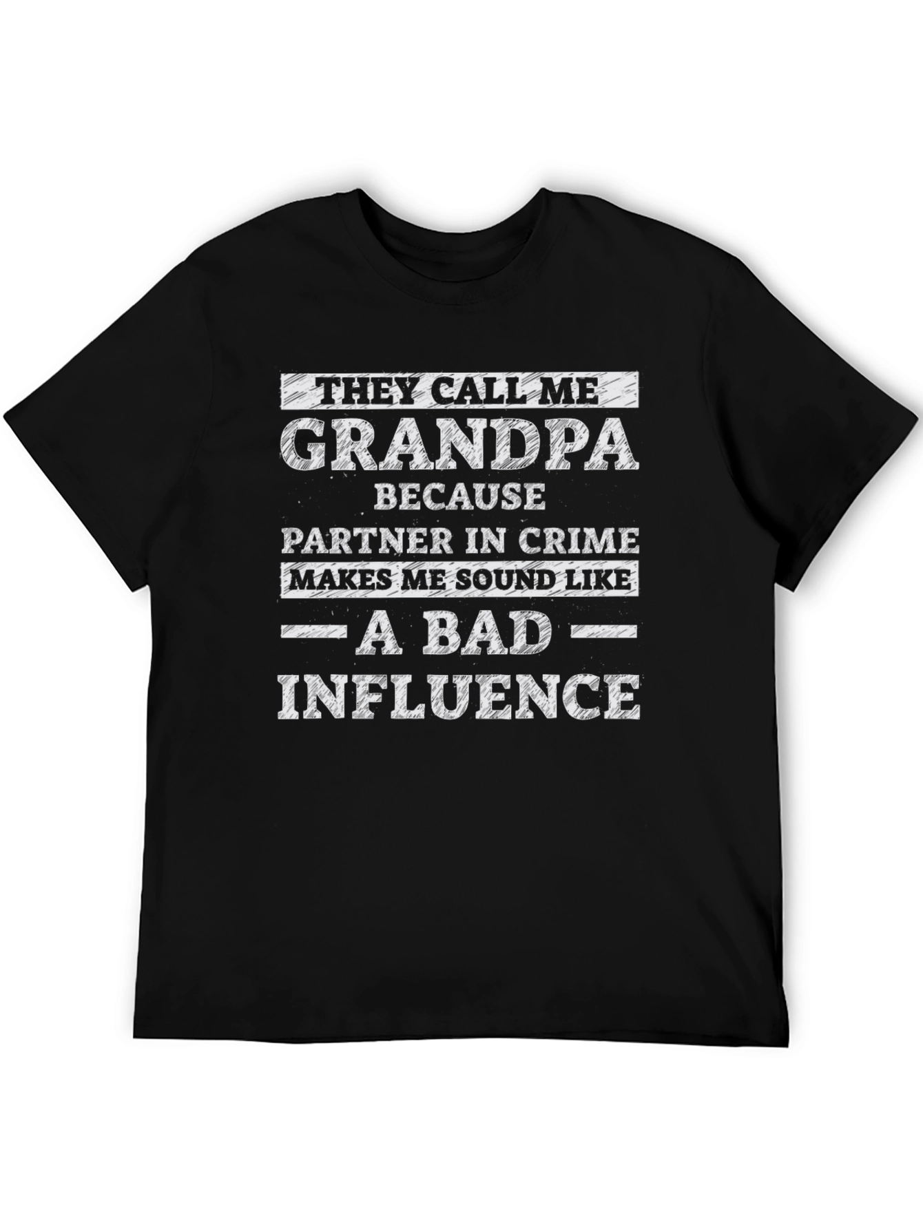 Grandpa Bad Influence Graphic T-Shirt