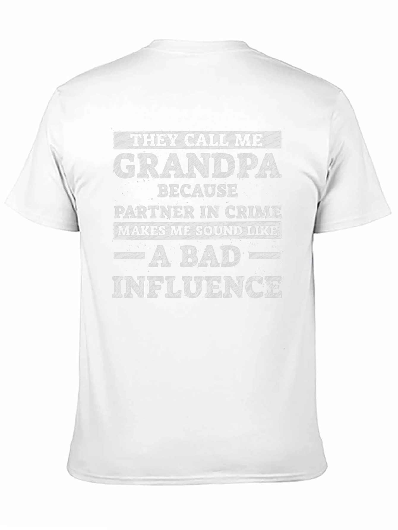 Grandpa Bad Influence Graphic T-Shirt