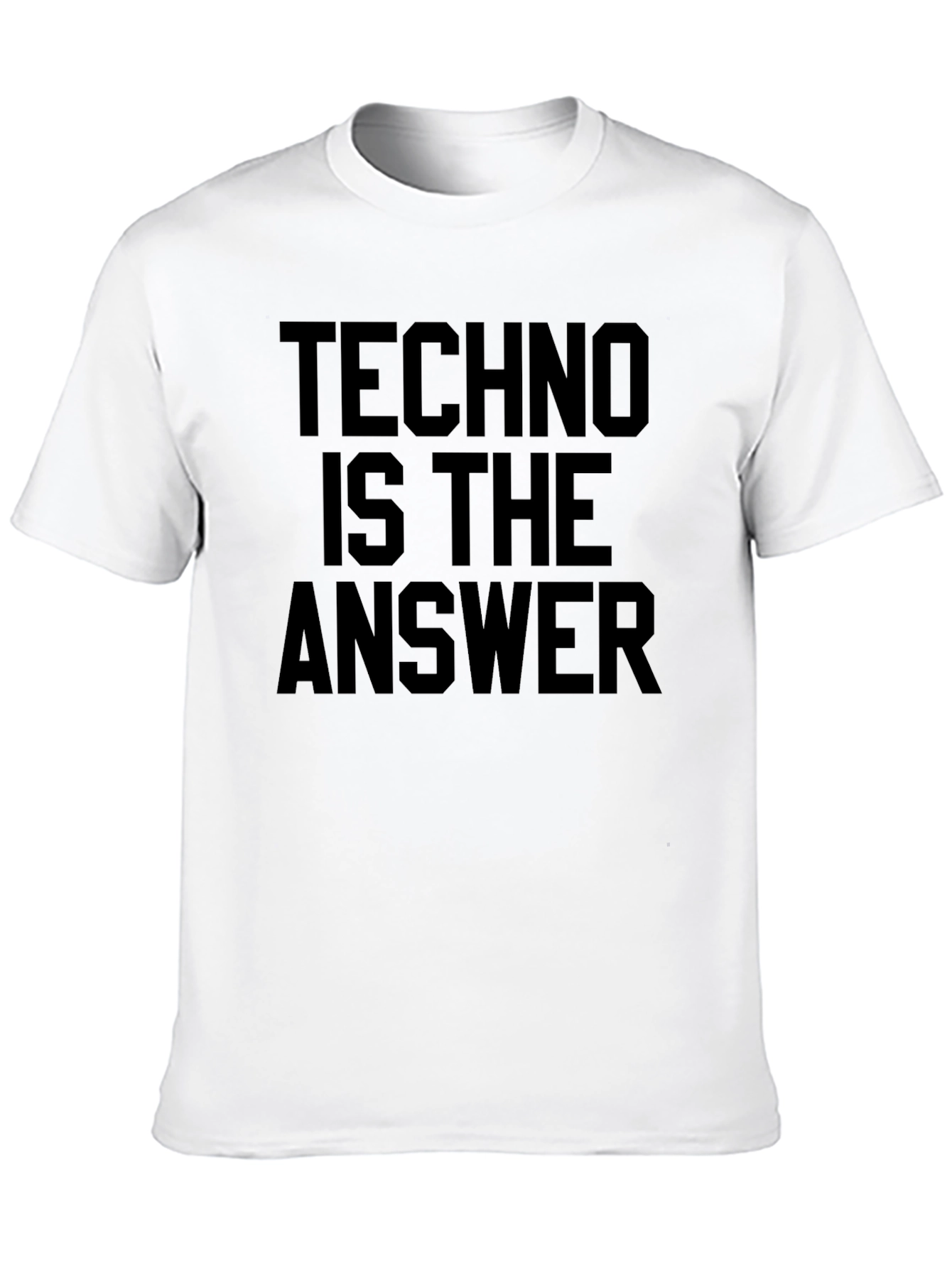 Techno Is The Answer Graphic T-Shirt