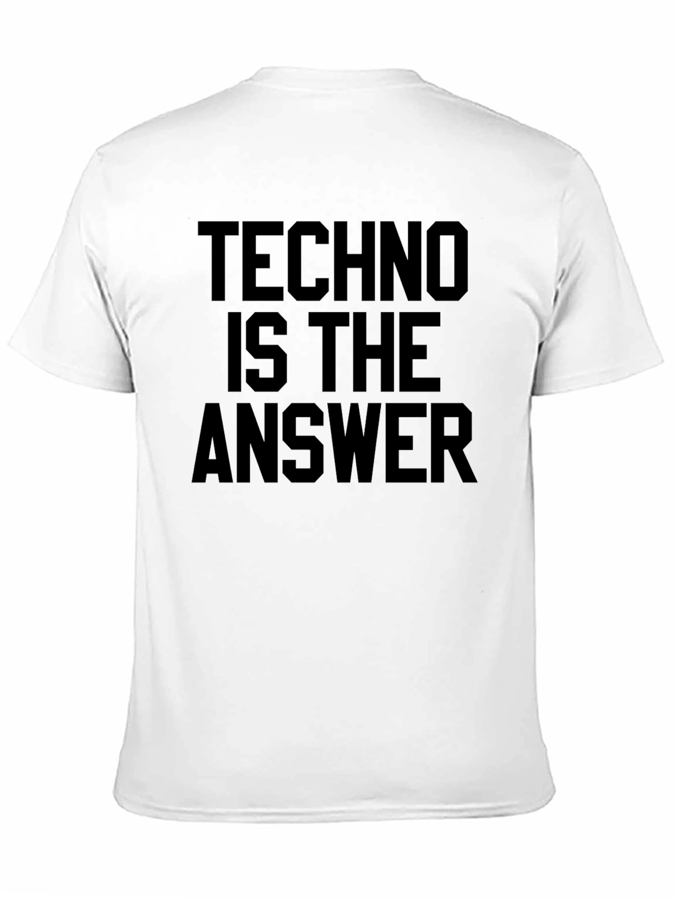 Techno Is The Answer Graphic T-Shirt
