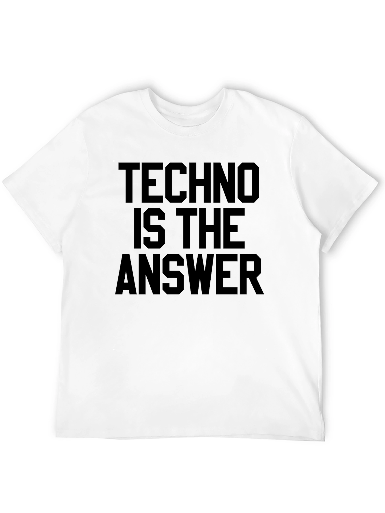 Techno Is The Answer Graphic T-Shirt