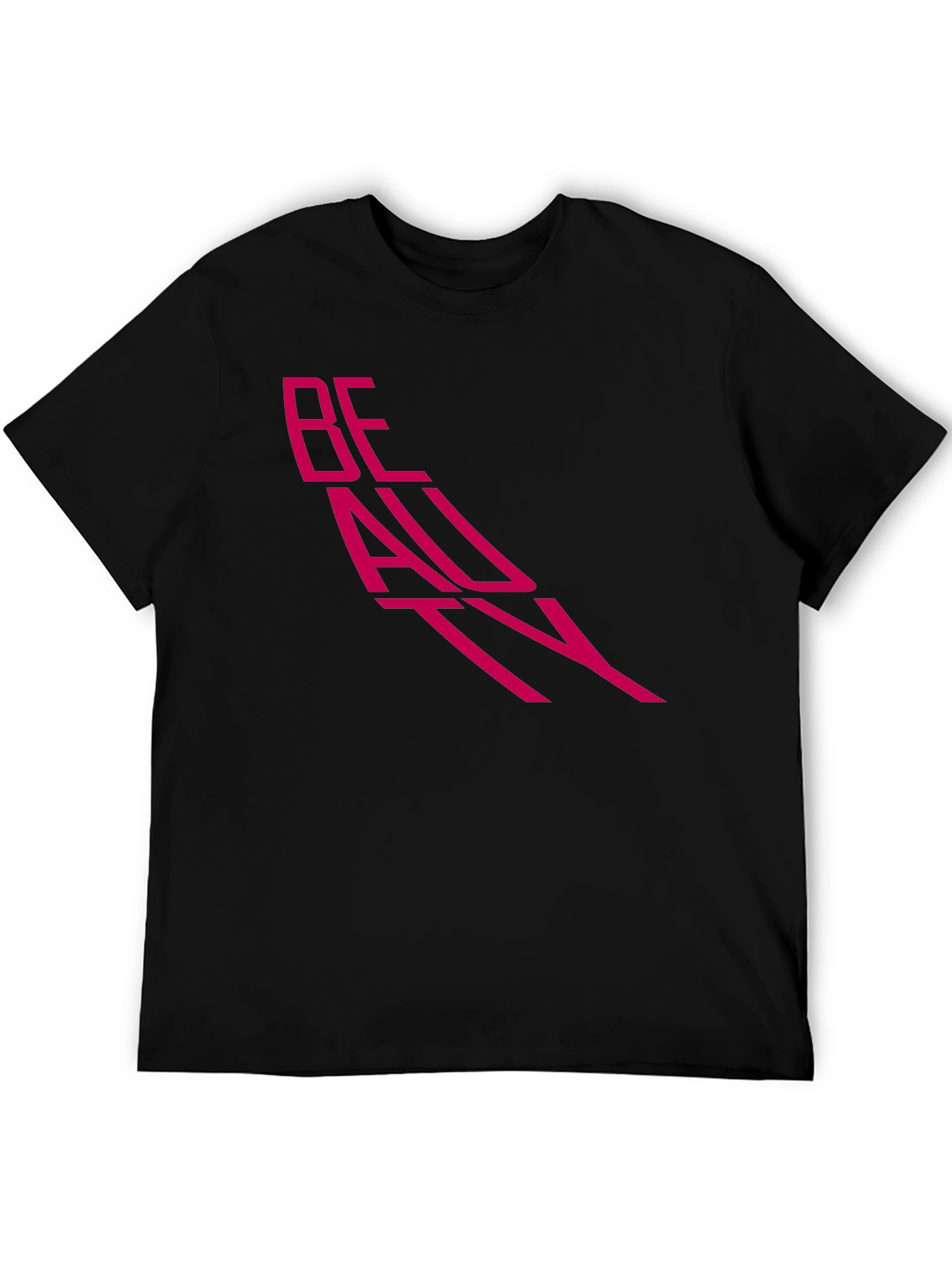 Beauty Graphic Black T-Shirt - Modern Style