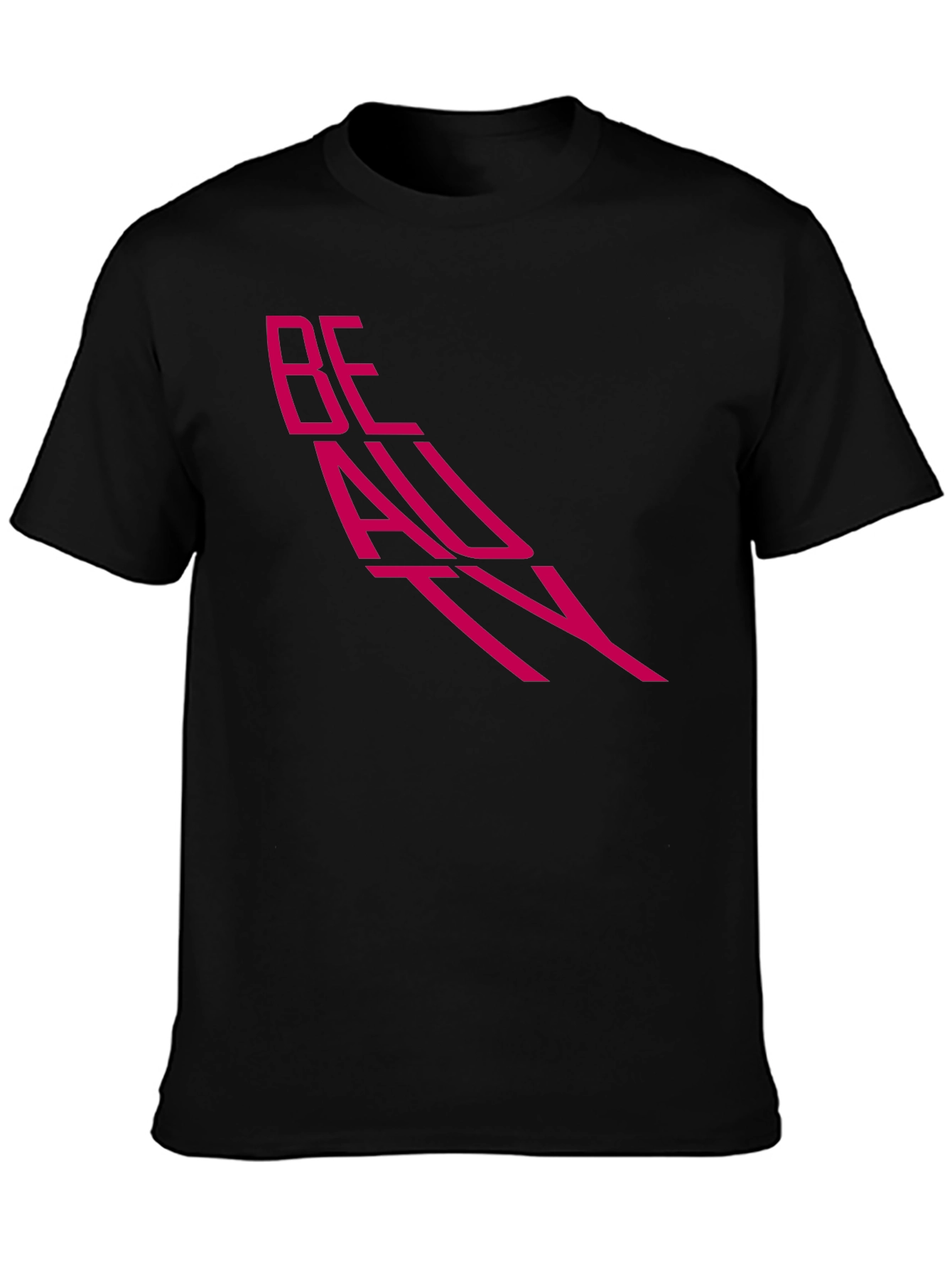 Beauty Graphic Black T-Shirt - Modern Style