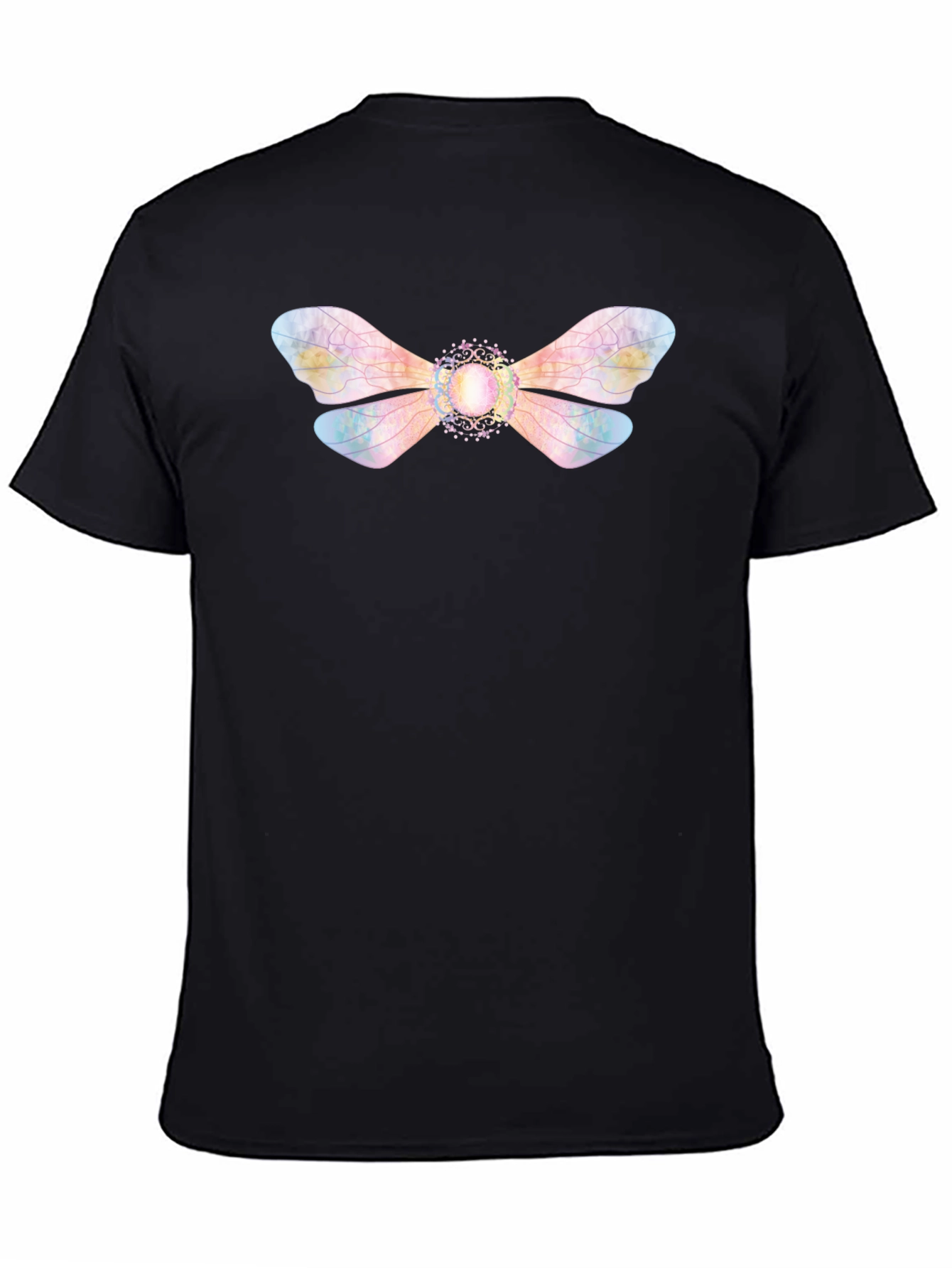 Magical Wings Graphic Black Tee