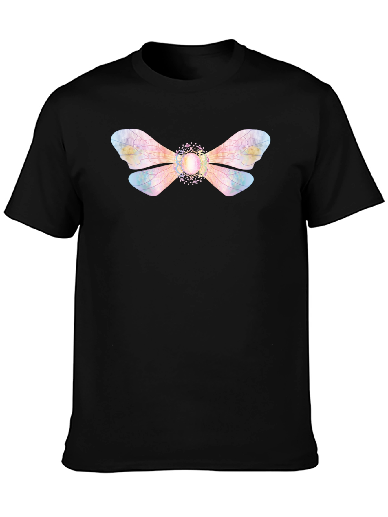 Magical Wings Graphic Black Tee