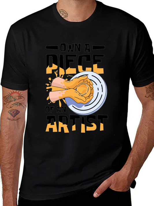 Own a Piece of an Artist T-Shirt Pottery Handmade Gift