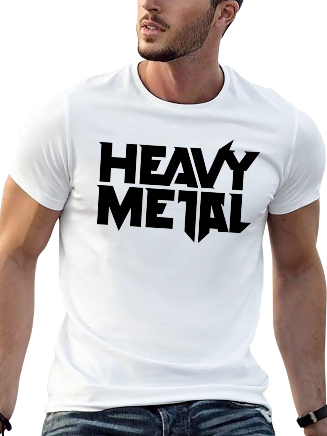 Heavy Metal Graphic Tee - Classic Black Shirt