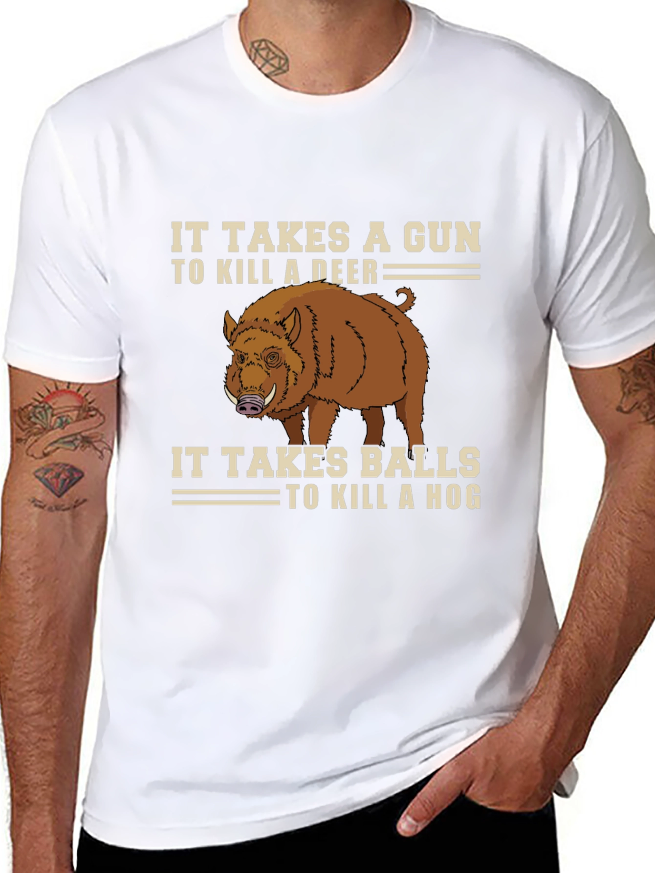 It Takes Balls to Kill a Hog Graphic Tee
