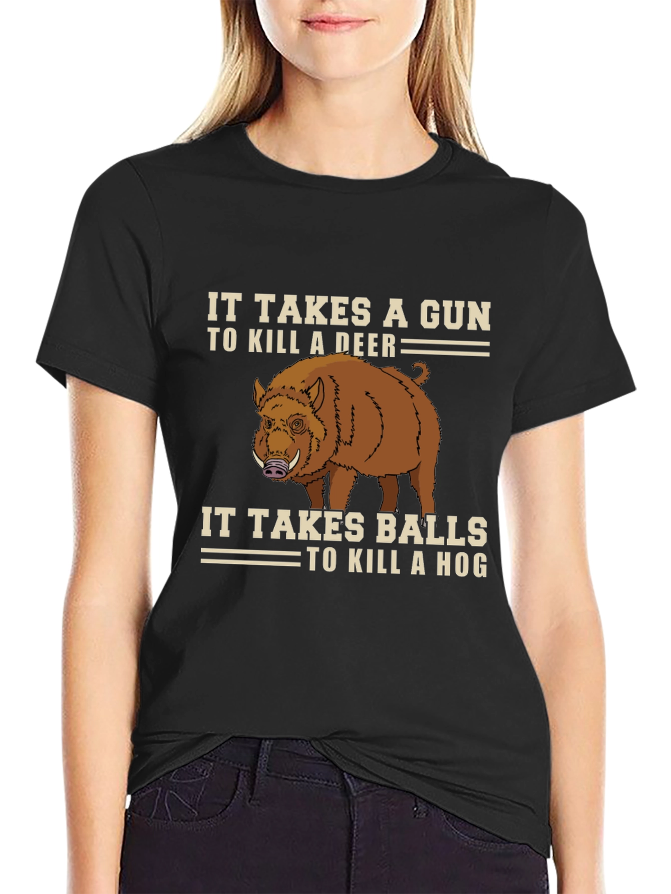 It Takes Balls to Kill a Hog Graphic Tee