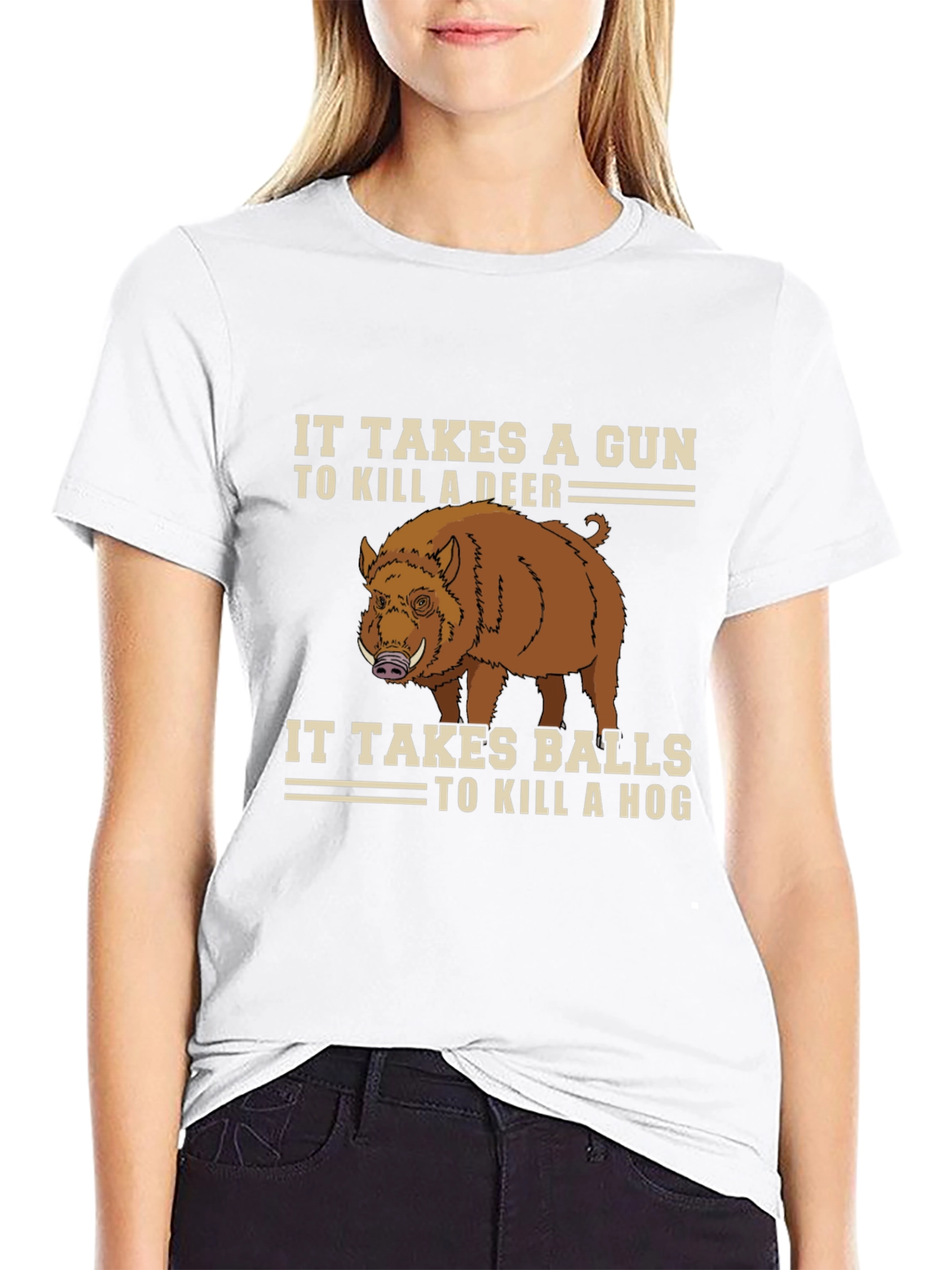 It Takes Balls to Kill a Hog Graphic Tee