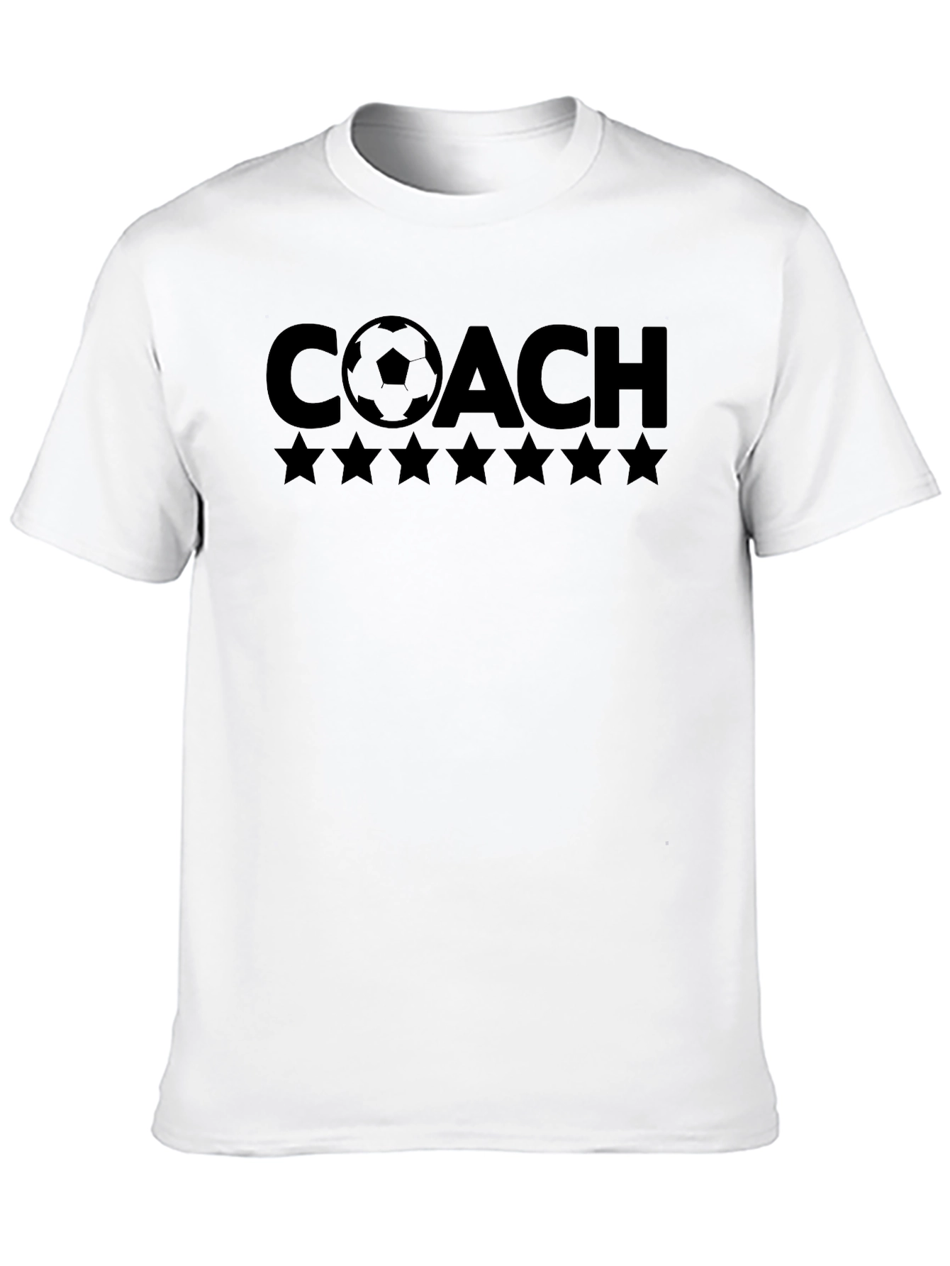 Soccer Coach T-Shirt with Star Design