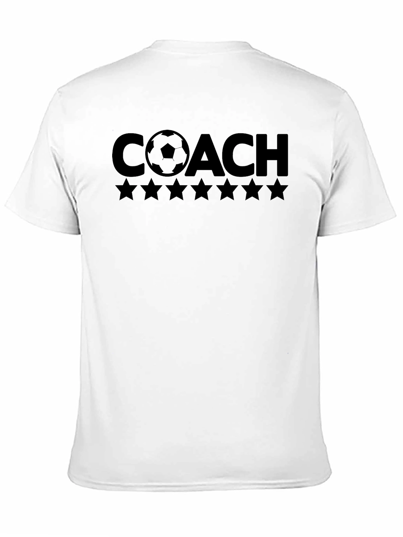 Soccer Coach T-Shirt with Star Design