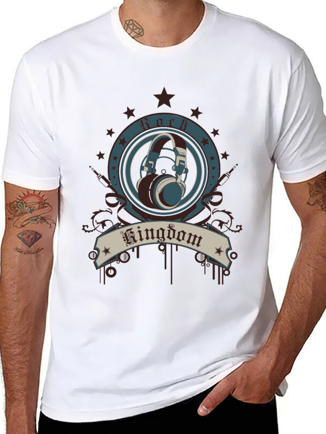 Rock Kingdom Graphic Tee - Music Lover T-Shirt